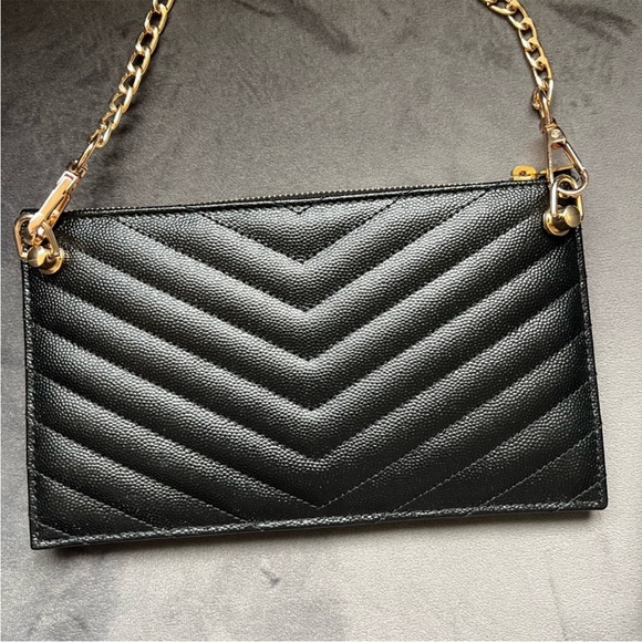 YSL black clutch & crossbody - Picture 5 of 13